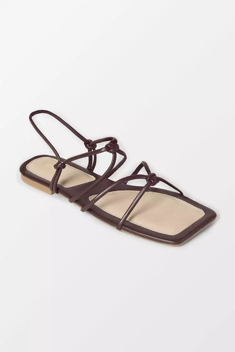 Cupshe Flirt Square Toe Double-strap Sandals 1 Cupshe Flirt Square Toe Double-strap Sandals