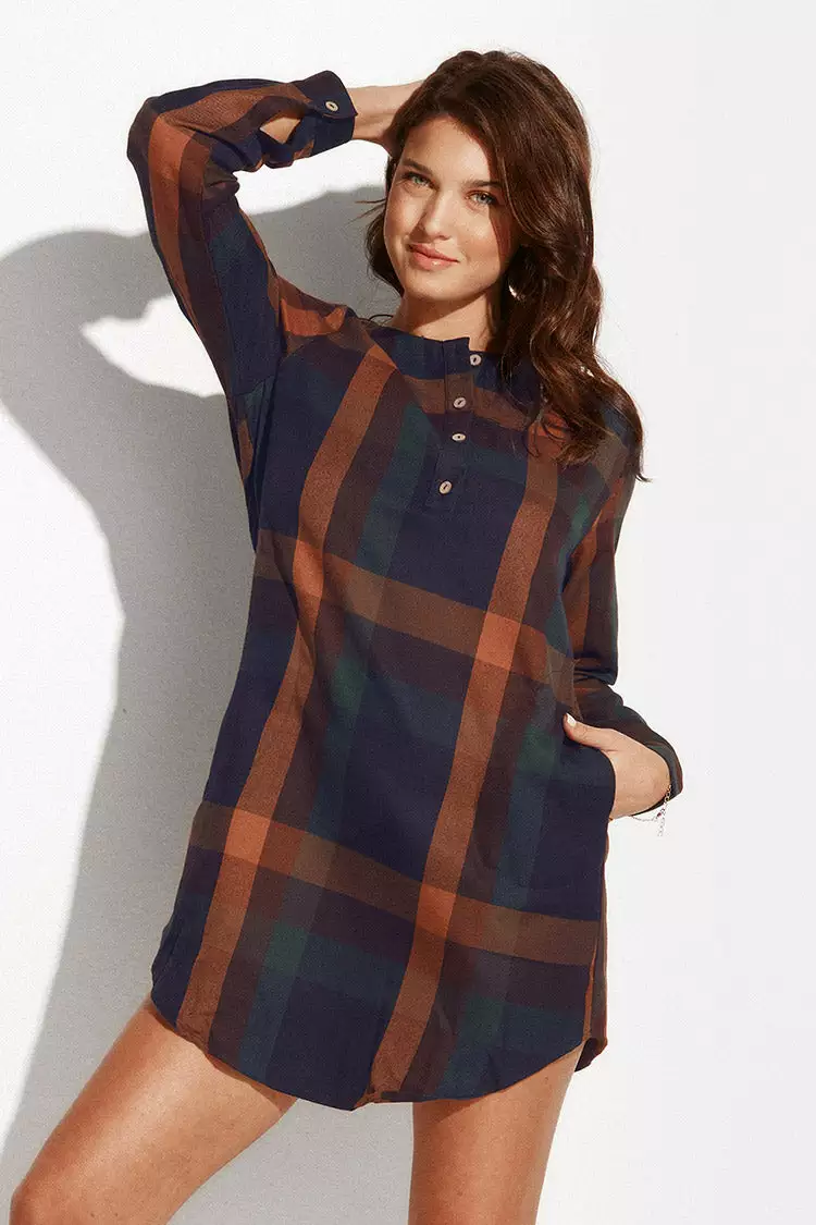Cupshe Rhianna Plaid Rounded Hem Shift Dress 1 Cupshe Rhianna Plaid Rounded Hem Shift Dress