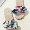 Cupshe Spring Fling Tropical Bow Knot Slide Sandals
