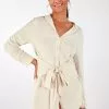 Cupshe Savanna Long Sleeve Button Shirt Dress