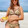 Cupshe Wild Leopard Strappy Triangle Bikini