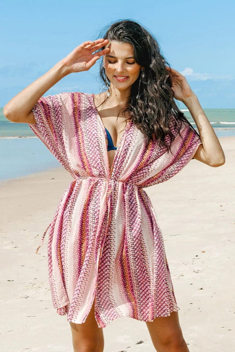 Cupshe Mckenna Geometric Print V Neck Kimono 1 Cupshe Mckenna Geometric Print V Neck Kimono