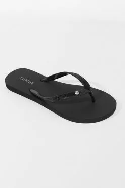 Cupshe Beckett Rhinestone Flip Flops