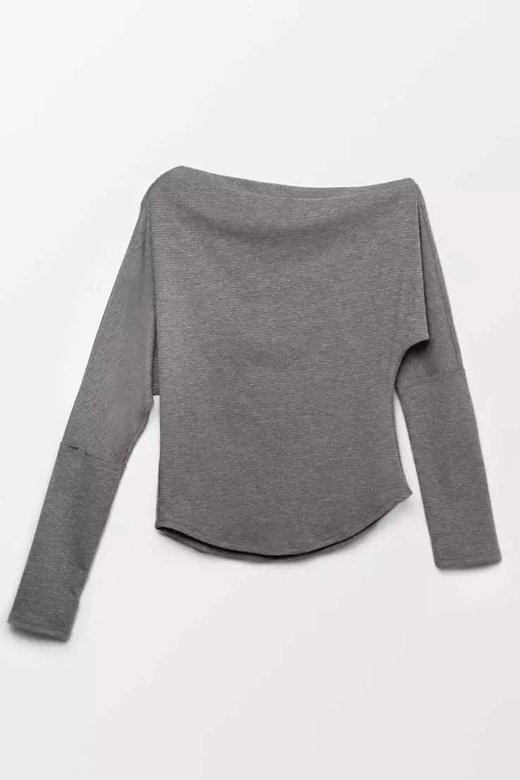 Cupshe Slate Pull Over Sweatshirt 2 Cupshe Slate Pull Over Sweatshirt - Image 2