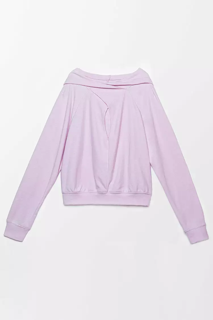 Cupshe Icon Cut Out Front Hoodie 4 Cupshe Icon Cut Out Front Hoodie - Image 4