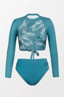 Cupshe Abbey Tropical Back Tie Long Sleeve Tankini -Deals Cupshe Store 1 749aa426 5b8e 4ad9 8068 eefc49166989