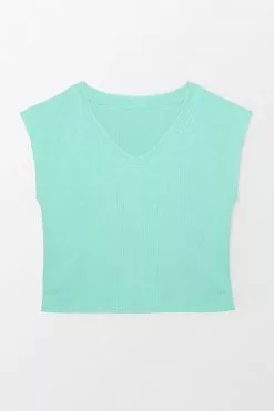 Cupshe Honey Green V-neck Sweatshirt 7 Cupshe Honey Green V-neck Sweatshirt -Deals Cupshe Store 1 74b53b8f eeae 40ce a163 f9ce816ff1cc