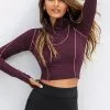 Cupshe Brisbane High Neck Crop Sweatshirt