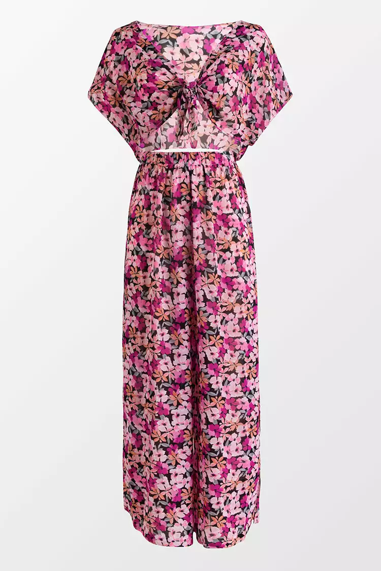 Cupshe Floral Impressions Palazzo Pant Set 1 Cupshe Floral Impressions Palazzo Pant Set