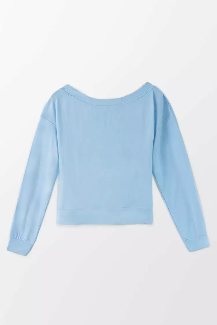Cupshe Cosmo Off Shoulder Sweatshirt 3 Cupshe Cosmo Off Shoulder Sweatshirt - Image 3