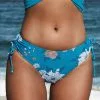 Cupshe Seafoam Garden Side Shirred Hipster Bikini Bottom