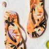 Cupshe Wildberry Floral Flip Flops