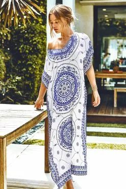 Cupshe Boho Print Maxi Cover Up