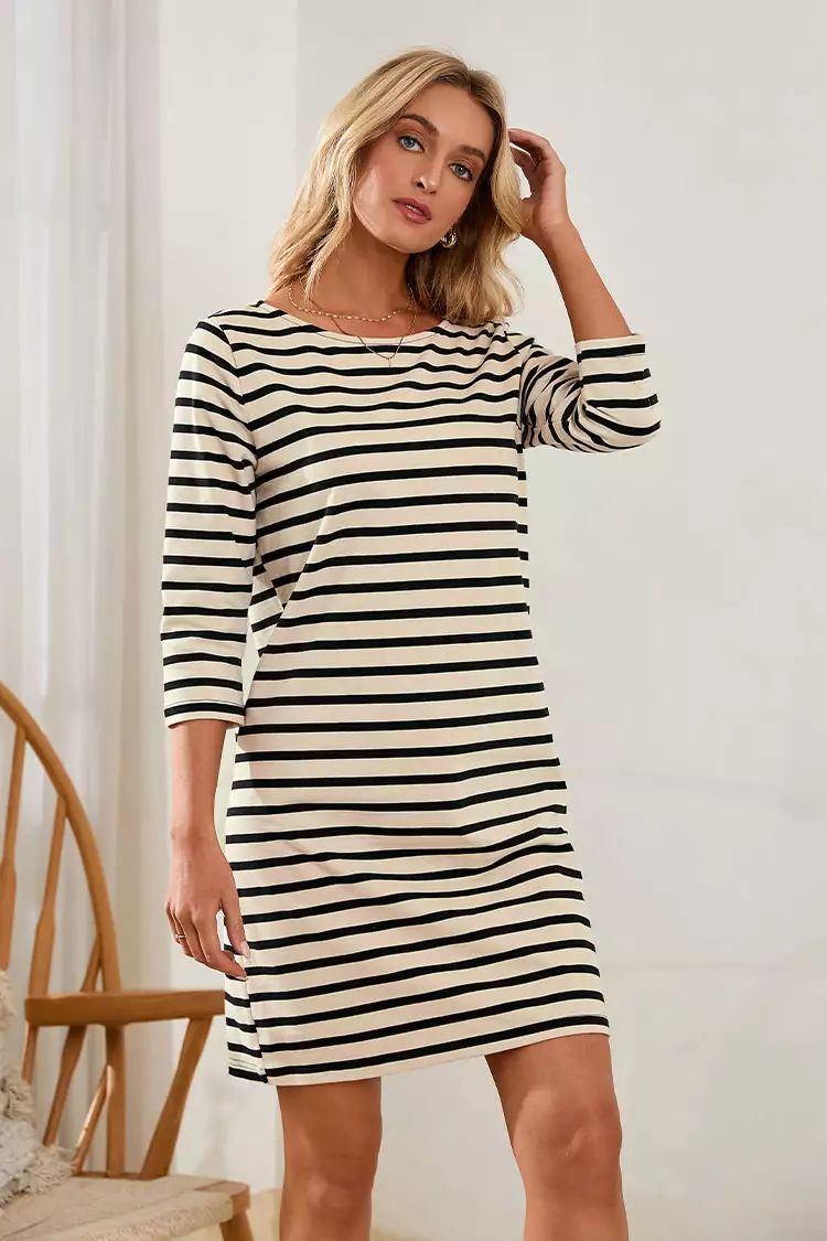 Cupshe Katharine Stripe A-Shape Dress 1 Cupshe Katharine Stripe A-Shape Dress