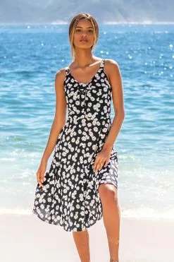 Cupshe Sweet Daisies Midi Dress