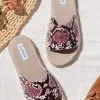 Cupshe Raspberry Wide Band Slide Sandals