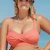 Cupshe Ana Ruched Plus Size Bikini Top