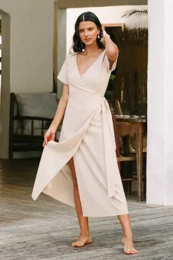 Cupshe Harleigh Wrap Tie Waist Dress