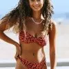 Cupshe Nora Leopard Bandeau Hollow out Bikini