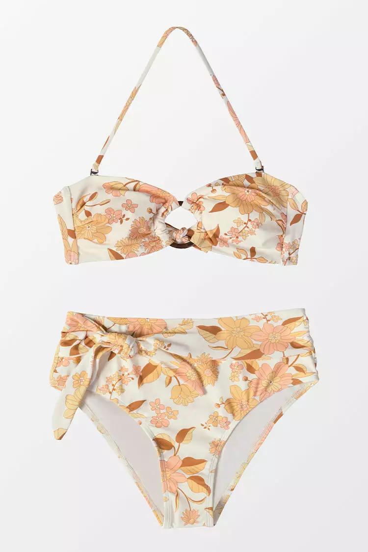 Cupshe Cassie Floral O-ring Halter Bikini 4 Cupshe Cassie Floral O-ring Halter Bikini - Image 4