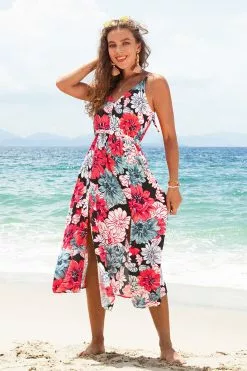 Cupshe Julianna Floral Split Dress