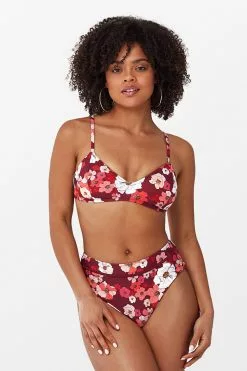 Cupshe Paige Floral Mid Waisted Bikini Bottom -Deals Cupshe Store 1 8ea82281 d34b 4fc3 b7e3 fac66a705936