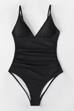 Cupshe Joyce Black Ruched One Piece Swimsuit 6 Cupshe Joyce Black Ruched One Piece Swimsuit -Deals Cupshe Store 1 959b53ed 9865 4d24 bf2a 801e3ccea16c
