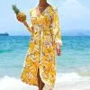 Cupshe Naomi Floral Long Sleeve Dresses
