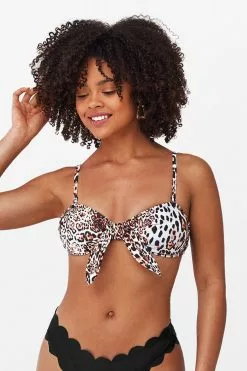 Cupshe Lara Leopard Bikini Top