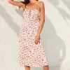 Cupshe Lia Floral Drawstring Dress