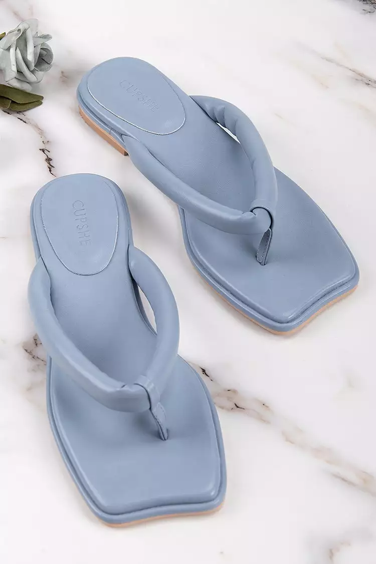 Cupshe Sweetpea Blue Thong Sandals 1 Cupshe Sweetpea Blue Thong Sandals