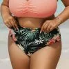Cupshe Diamond Floral Plus Size Bikini Bottom