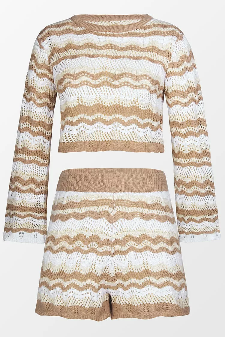 Cupshe Hermosa Set In Sleeve Crochet Coverup Set 3 Cupshe Hermosa Set In Sleeve Crochet Coverup Set - Image 3