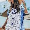 Cupshe Geometric Print Tassel Trim Cover Up