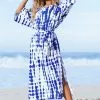 Cupshe Gabriella Tie Dye Belted Cover Up