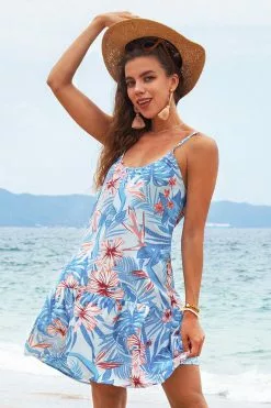 Cupshe Kenzie Tropical Slip Dress