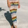 Cupshe America Stripe Crochet Cover Up Pants