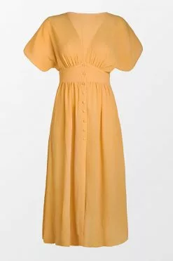 Cupshe Aubriella Yellow Button Front Split Dress 7 Cupshe Aubriella Yellow Button Front Split Dress -Deals Cupshe Store 1 aad4c750 7024 4107 a032 3c5dba57f4de