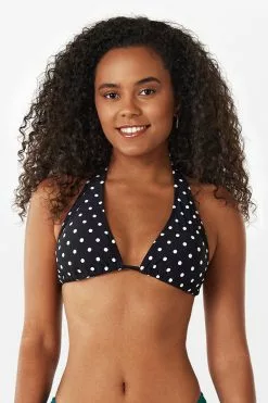 Cupshe Polka Dot Halter Bikini top