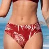 Cupshe Tropic Escape Ladder Trim Mid-Rise Hipster Bikini Bottom