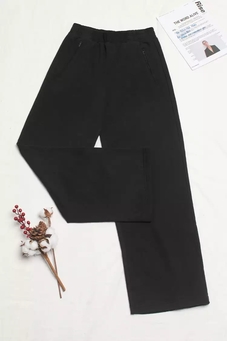 Cupshe Private Island Elastic High Waisted Sweatpants 3 Cupshe Private Island Elastic High Waisted Sweatpants - Image 3