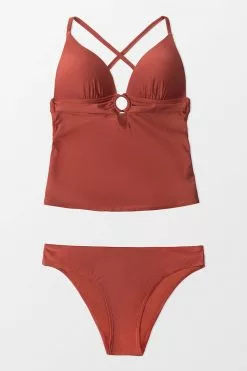 CUPSHE Tania Plunge O-ring Ruched Tankini -Deals Cupshe Store 1 b1bb5aca 44bb 42d4 8c92 b96c8059b1e1