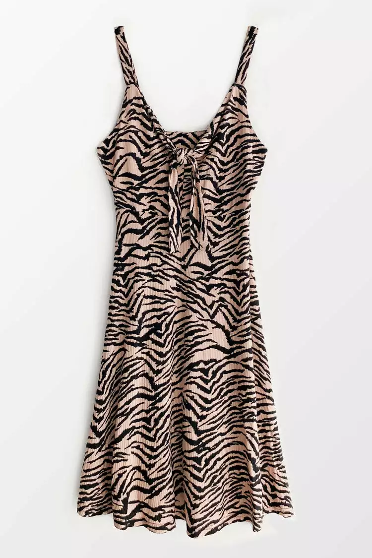 Cupshe On The Prowl Knotted Midi Dress 1 Cupshe On The Prowl Knotted Midi Dress