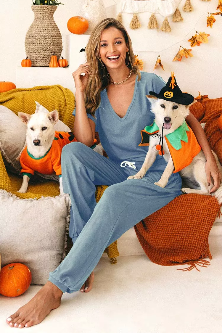 Cupshe Taba Bell Sleeve Drawstring Matching Sets 2 Cupshe Taba Bell Sleeve Drawstring Matching Sets - Image 2