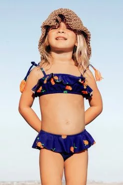 Cupshe Sweet Cherry Ruffles Bikini For Toddler Girls and Girls