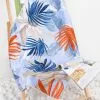 Cupshe Beach House Leafy Beach Blanket