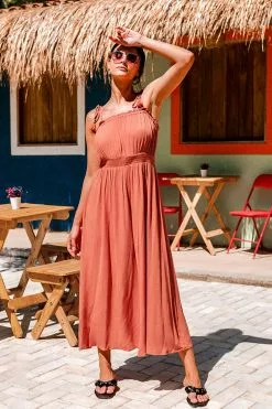 Cupshe Antoinette Tie Shoulder Slip Dress