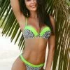 Cupshe Leopard Neon Trimmed Bikini