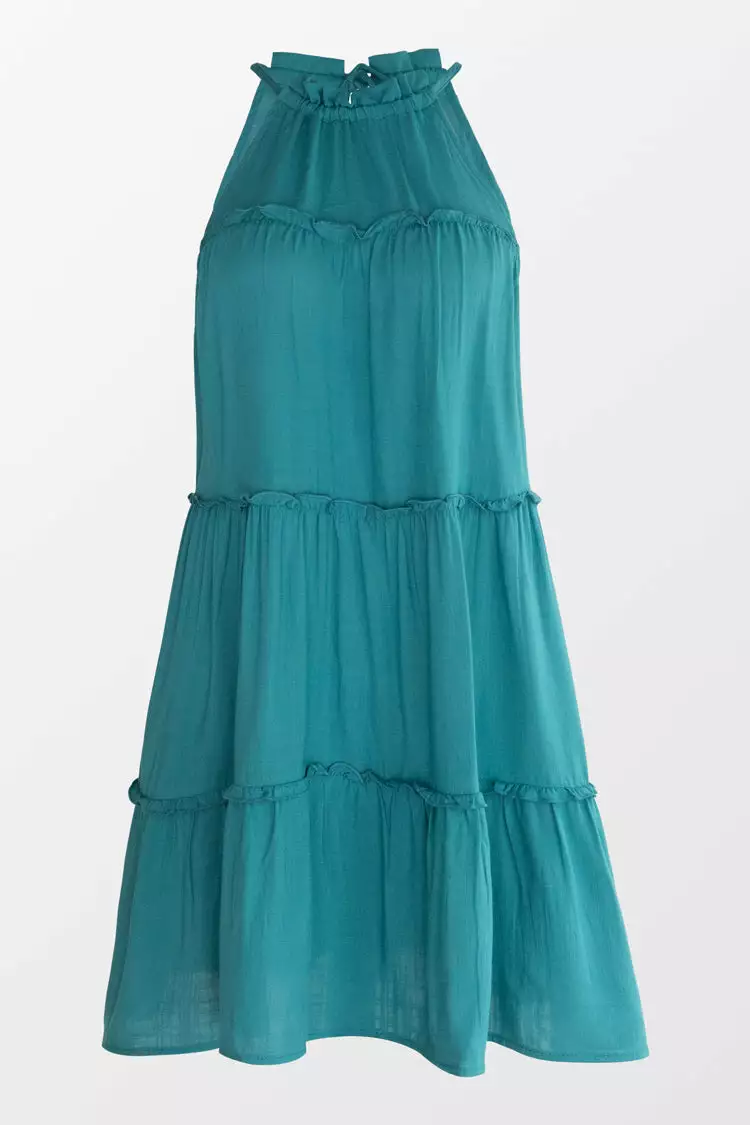 Cupshe Paisleigh High Neck Ruffle Dress 4 Cupshe Paisleigh High Neck Ruffle Dress - Image 4