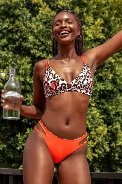 Cupshe Orange Trim Leopard Print Strappy Bikini -Deals Cupshe Store 1 c6bef3a3 6e5d 4f5d a654 0833f6399971